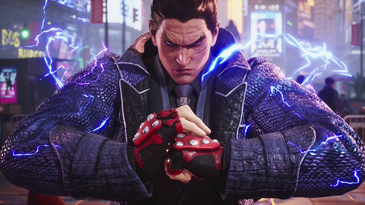 tkn_gmr's tweet photo. This stage and Kazuya's alligator trench coat alone will require you to upgrade your PC or console. This is nextgen level stuff. #Tekken8 https://t.co/Q691bZAGlT