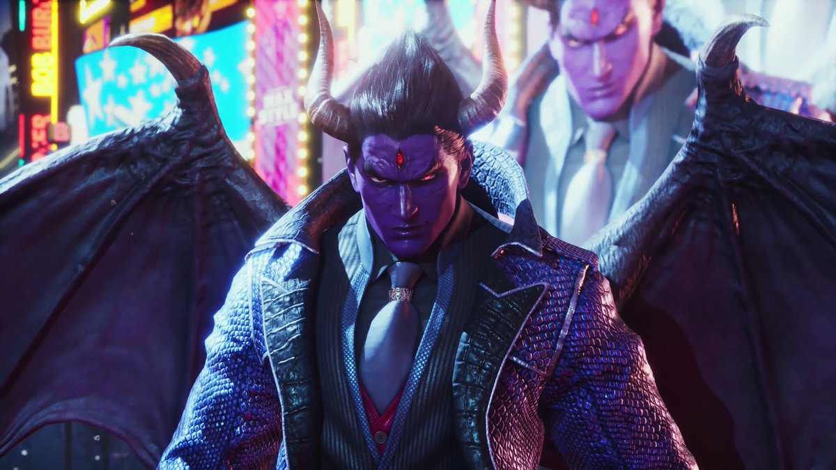 tkn_gmr's tweet photo. This stage and Kazuya's alligator trench coat alone will require you to upgrade your PC or console. This is nextgen level stuff. #Tekken8 https://t.co/Q691bZAGlT