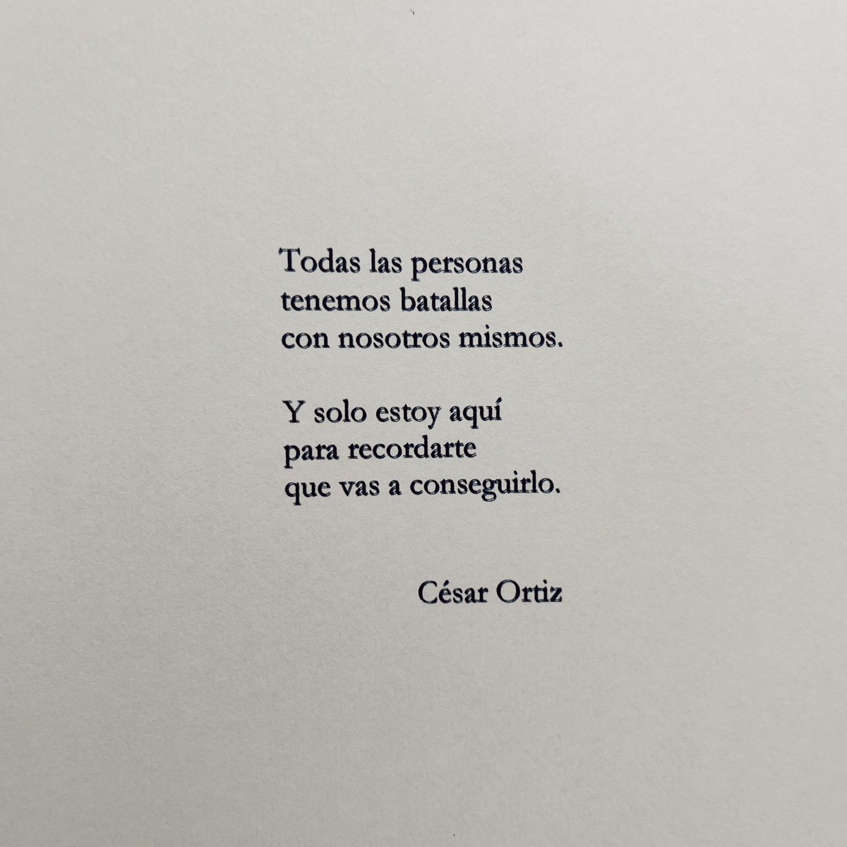 cesarortizalb's tweet photo. No lo dudes:
vas a conseguirlo. https://t.co/gowoSNAAHV