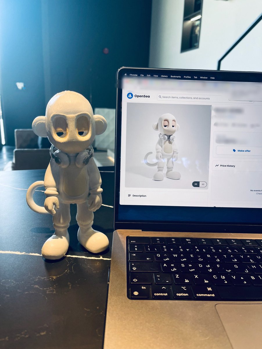 Thank you <a href="/Cain_Beaudoin/">Cain Alt</a> for my custom 3D and hand painted <a href="/akidcalledbeast/">a KID called BEAST</a> Wagmi! <a href="/Rafsby/">Rafsby | a KID called BEAST</a> <a href="/CryptoKrad/">Krad</a> <a href="/MeowMrkat/">Mr Kat — Krocco</a>