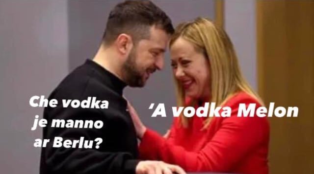 #Meloni #Zelenski #vodka
