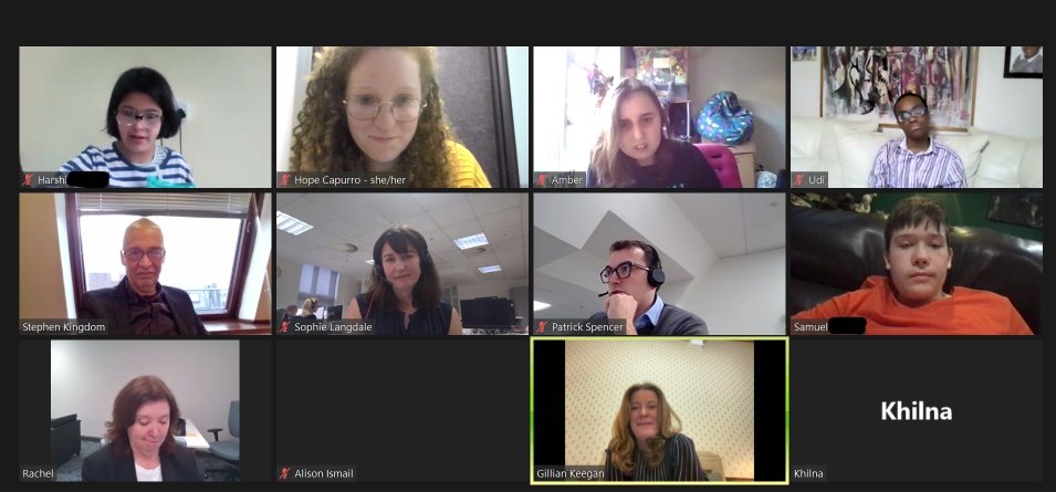 Really great this pm to (virtually) take some disabled young people to meet the Secretary of State &amp; the Children's Commissioner. Thanks <a href="/GillianKeegan/">Gillian Keegan</a> &amp; <a href="/Rachel_deSouza/">Dame Rachel de Souza</a> for your time; and most of all to Amber, Harshi, Sam &amp; Udi for sharing their experiences &amp; views so eloquently