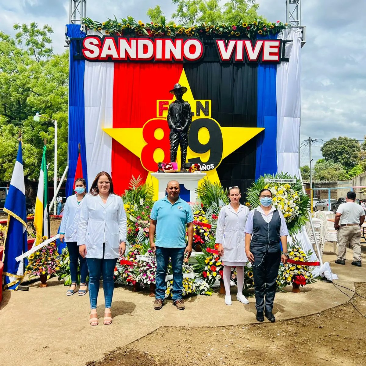 CmpMinsa's tweet photo. CMP-Minsa Chinandega UVE Bertha Calderon Roque ❤️🖤✌️ #SandinoPatriayLibertad https://t.co/DVl7CoTGr9