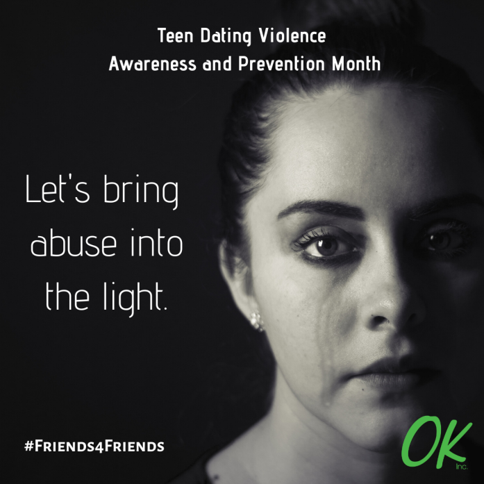 OK_Inc_'s tweet photo. Love doesn’t have a dark side. Bring abuse into the light.
#TeenDatingViolenceAwarenessMonth #Friends4Friends #OKinc https://t.co/I6ZTODQ67t