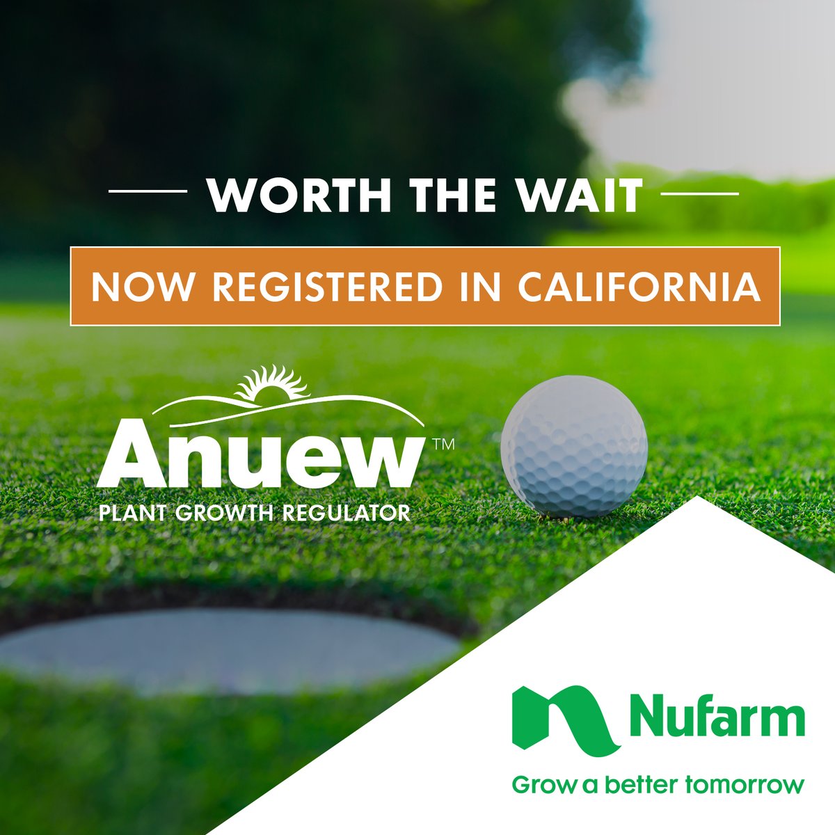 NufarmUSTurf's tweet photo. Improve the appearance of your turfgrass and save time with less mowing and fewer clippings with Anuew PGR. Anuew’s optimal suppression and duration maximizes quality while saving on labor. 
See all the benefits Anuew PGR offers your turfgrass. Visit https://t.co/kF14ZdwRg2 https://t.co/DZEfsrYuT0