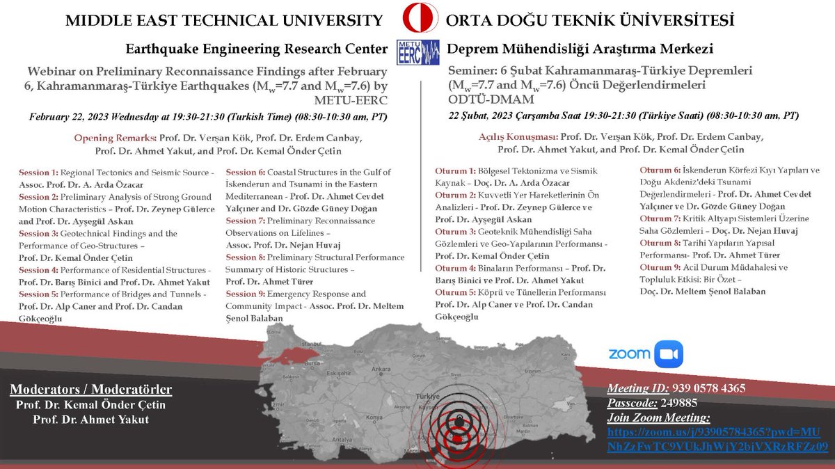 🔴 22 Şubat 2023 Çarşamba 19:30-21:30 YOUTUBE CANLI YAYIN LİNKİ: youtube.com/live/uEeGc8GCn…

🔴 22 February 2023 Wednesday 19:30-21:30 (Istanbul time), YOUTUBE LIVE LINK: youtube.com/live/uEeGc8GCn…