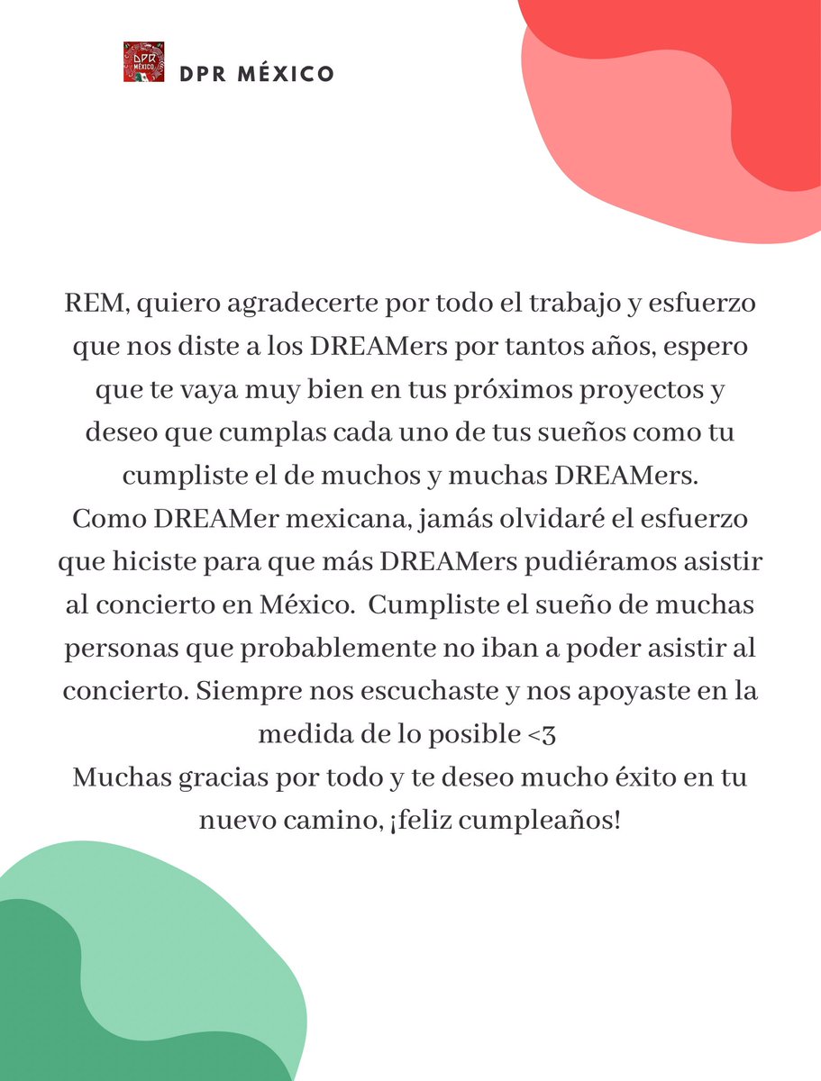 MexicoDPR's tweet photo. 🎂REM BIRTHDAY | 21/02
Hoy es el cumple del hermoso de @_DPRREM y le hice una mini carta de cumpleaños 🎈
Love you, REM.
I will never forget when you said "that’s not true!" in Spanish, hahaha. 🖤
#DPRREM #DPR #DPRMexico https://t.co/V4nuskrPoK