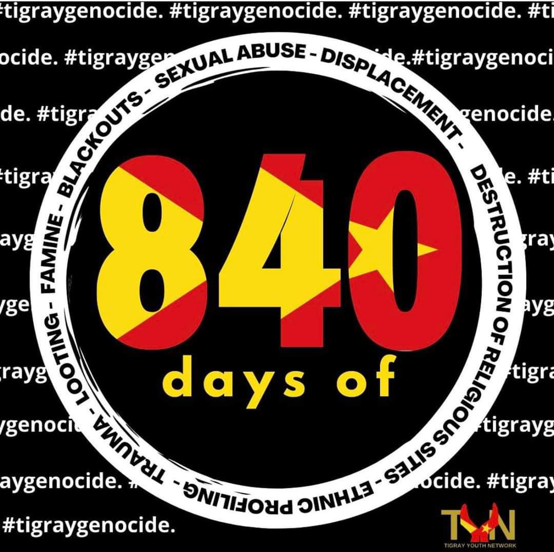 Mebrat39's tweet photo. 📢 #8️⃣4️⃣0️⃣Dyas Due to @AbiyAhmedAli in Nov 2020 waged the fighting has left hundreds of thousands dead forced more than 1.7 million to flee fueled famine&amp; given rise to a wave of atrocities
#Justice4Tigray
#TigrayGenocide
@POTUS
@UN_HRC
@SecBlinken
@eu_eeas
@hrw
@VP
@Mebrat39 https://t.co/HLWcKakFIZ