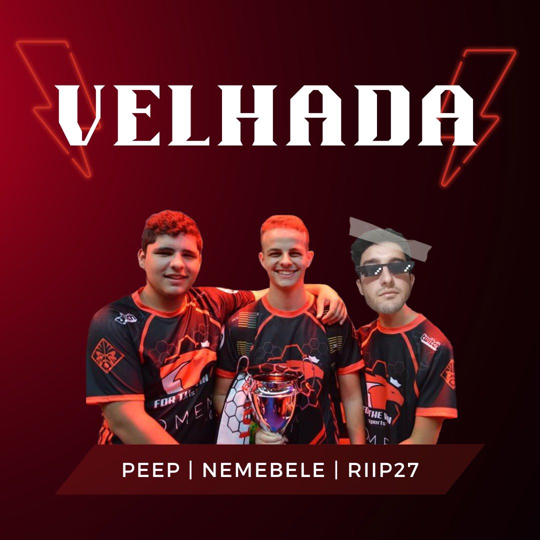 Nada melhor do que um bocadinho de fita-cola para unir as articulações e vir novamente a jogo com um novo terceiro membro na equipa dos reformados.

Vemo-nos no qualificador da RLMP <a href="/rocketleague_pt/">Rocket Master League Portugal</a> ! 

<a href="/godpeep_/">peep</a> <a href="/riip27/">Francisco Ventura</a>