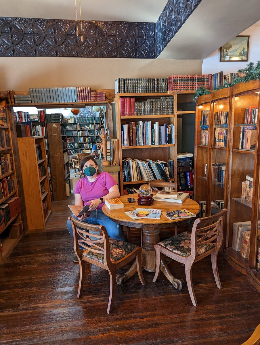 Visited a treasure trove of a bookstore this past weekend in Jackson, CA, along with other sites of interest. It was delightful just wandering through the maze of shelves.