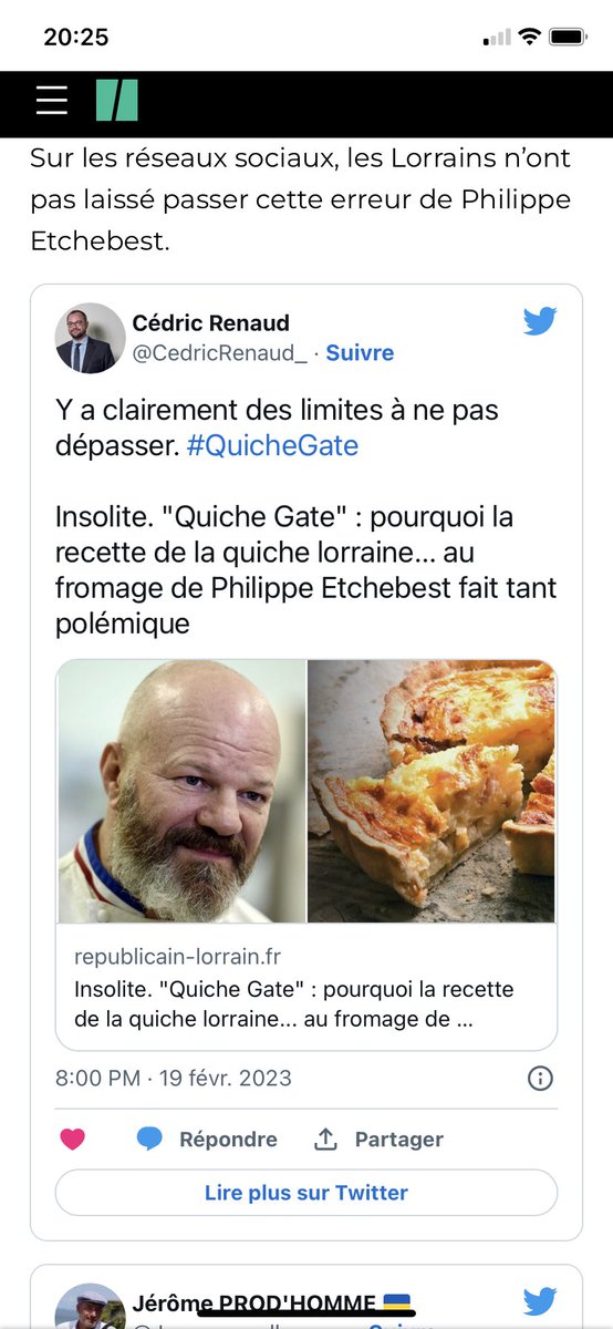 CedricGrandEst's tweet photo. On a les buzz qu’on mérite 😂👍 merci au @LeHuffPost de traiter les vrais sujets !
Et clin d’œil à @Jeromeprodhomme qui lui non plus, ne pouvait pas être absent de ces enjeux majeurs.
#QuicheGate https://t.co/x9kyDc2tyu
