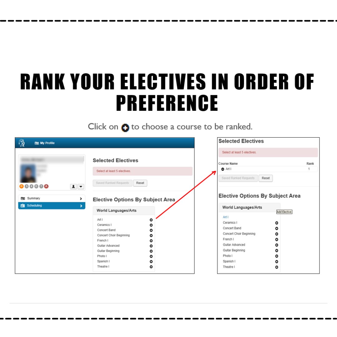 ehs_counselors's tweet photo. Counselors have completed Elective Ranking presentations for 9th-11th grades. Reminder: elective ranking is due by March 10th. Pick your electives or your counselor will pick for you 😜 Visit the counseling website for more Pre-Registration information. https://t.co/H5uDTL0sIg
