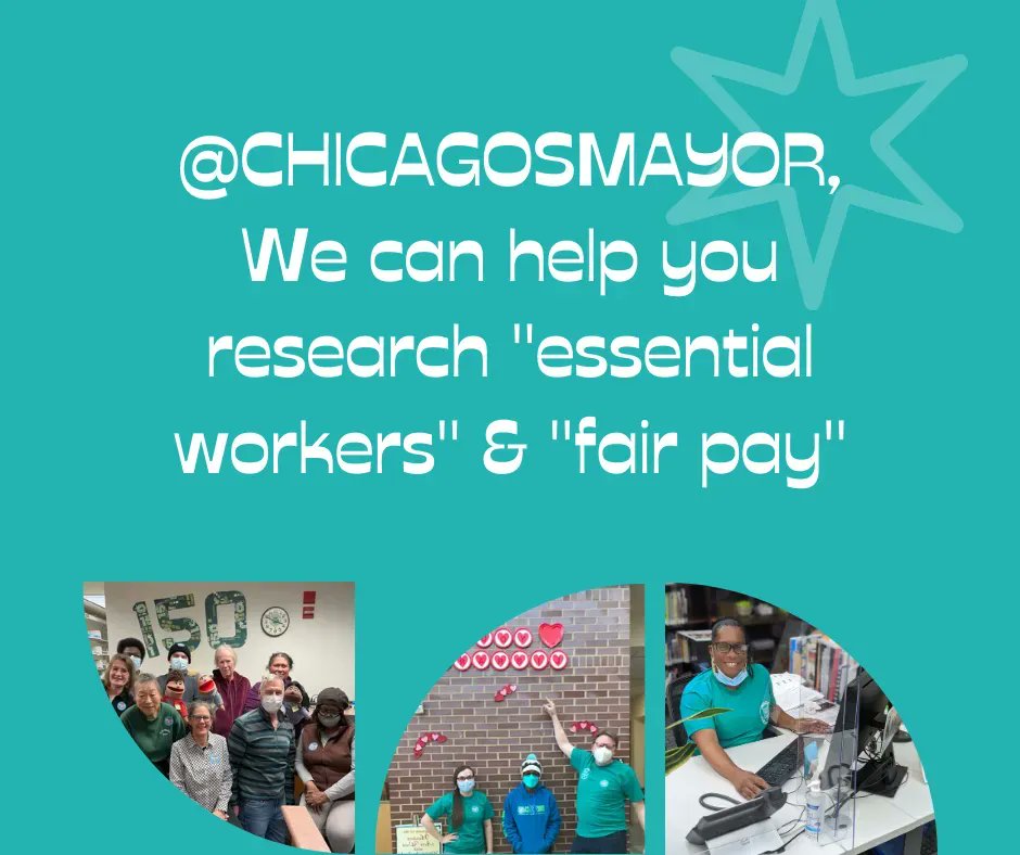 OWLCaucus's tweet photo. Have you visited a library on a Sunday? The city &amp; @chicagosmayor never got us to necessary staffing levels to be open Sundays, yet we are forging on with threadbare staff to be open. #WeMakeChicagoWork , we deserve a #FairContractNow &amp; for the city to fulfill its promises! https://t.co/8DqzG6HgtV