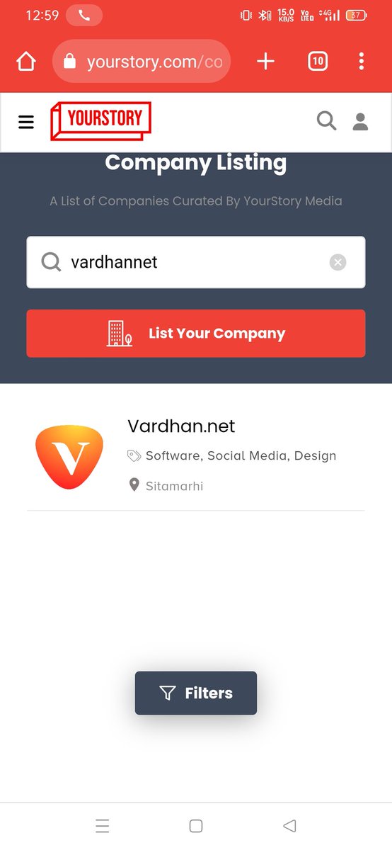 VardhanNet's tweet photo. Dear @YourStoryCo
Our Business is not available please fix it. https://t.co/dLGB7LIUxw https://t.co/dpw8GNdf7C