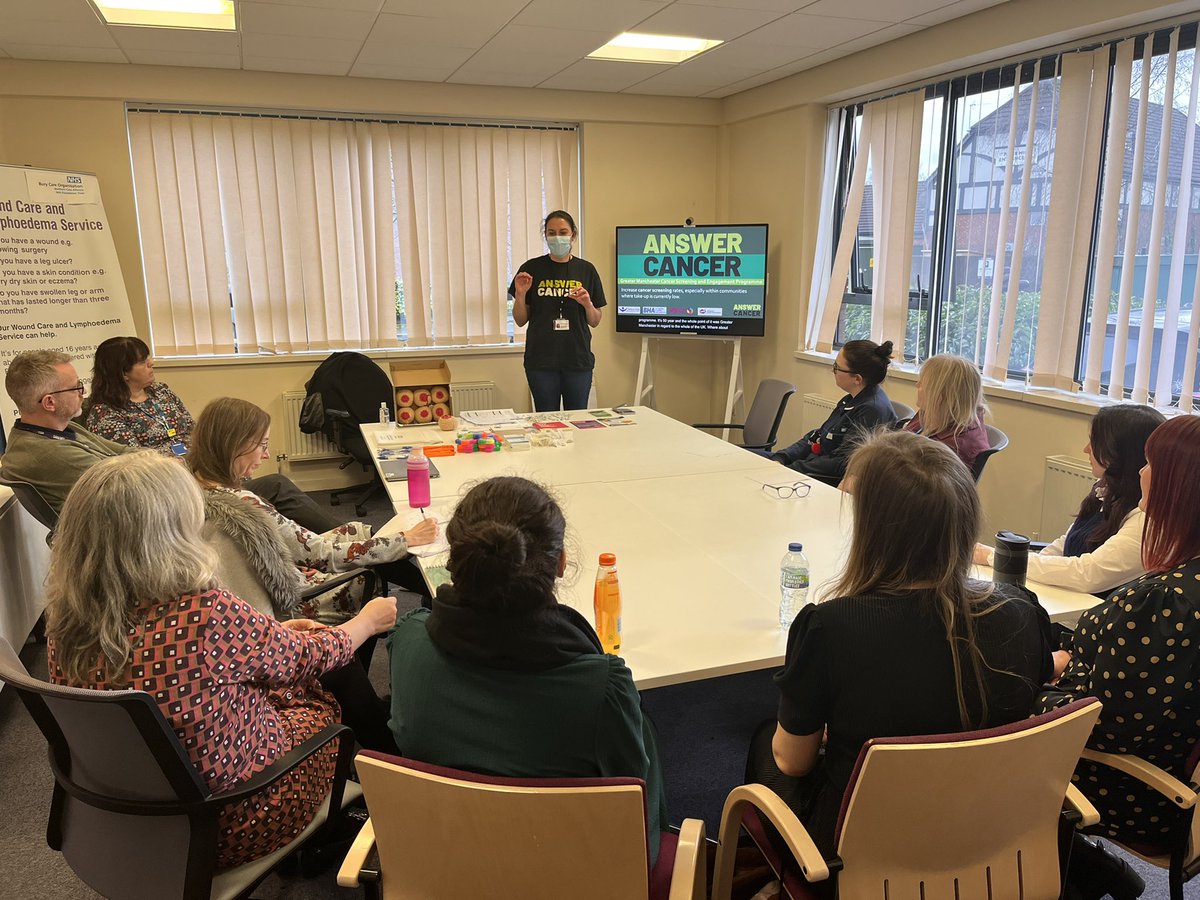 gemmailiadis11's tweet photo. EAST INT - Awareness session for the National cancer screening programmes-thanks to Hannah &amp; Caroline ! @AnswerCancerGM @bowelcanceruk @PennineBowelCSP @BuryCouncil @NCAlliance_NHS @buryidc @burylivewell https://t.co/ry2bmmF7tU
