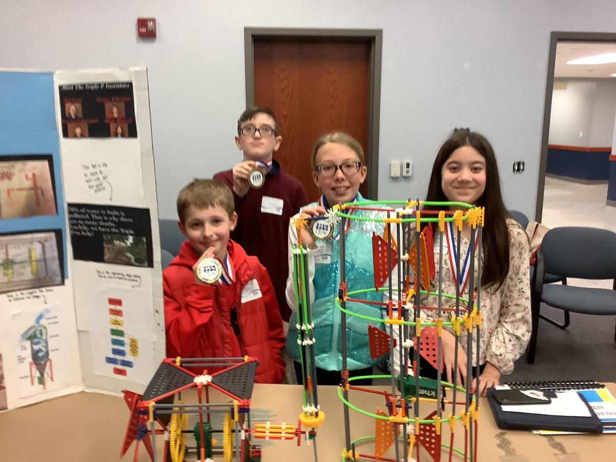 Congratulations to the 2023 LIU STEM Design Challenge champions, The Environmental Eagles.  They will be presenting their “Pollution Preventer and Purifier” design in May at the state competition!  <a href="/LIU12_STEM/">Lincoln IU12 STEM</a> <a href="/dasdleib/">Leib Elementary</a>