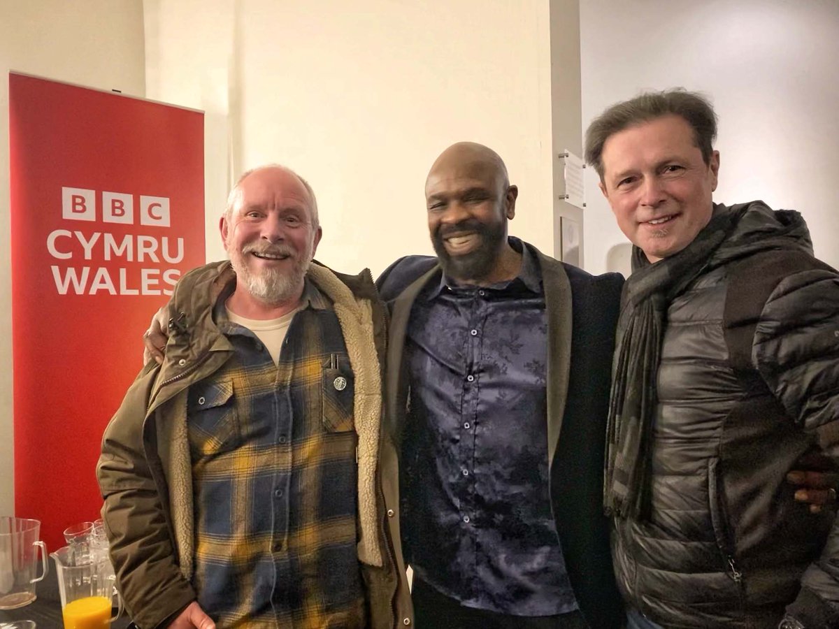 Mint_Motion's tweet photo. Us Mint boys - with our new best Rugby mate  - Legend of Welsh Sport: Glenn Webbe. 
🆕 Legends of Welsh Sport: Glenn Webbe
📺 Wednesday, 8pm, BBC One Wales
https://t.co/q5OZ3UHvqY https://t.co/GQ2pRAwznF