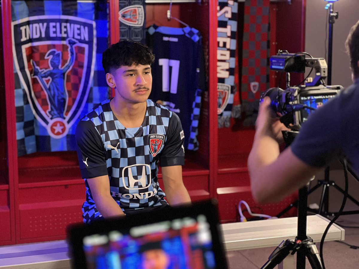 IndyEleven's tweet photo. A little behind the scenes from media day 📸 https://t.co/dFbHFPBeya