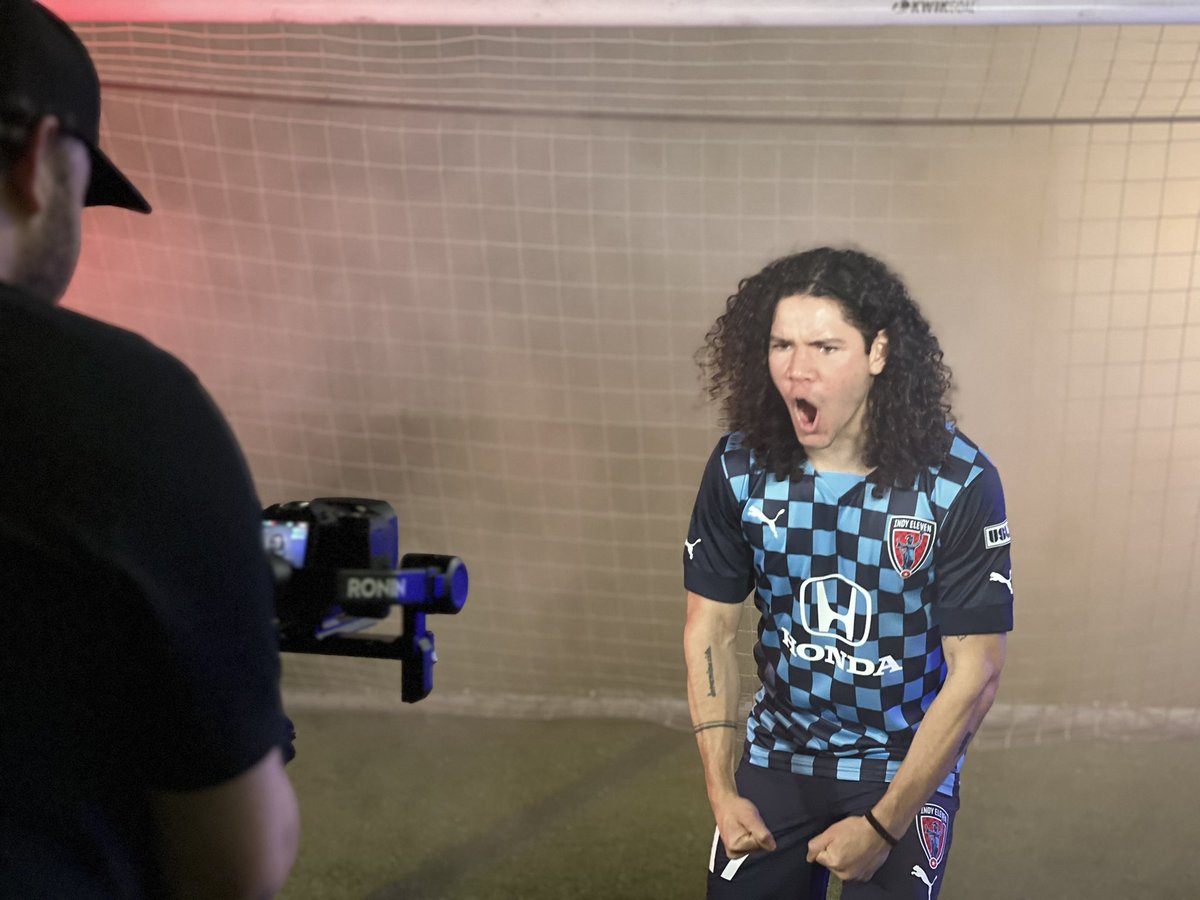 IndyEleven's tweet photo. A little behind the scenes from media day 📸 https://t.co/dFbHFPBeya