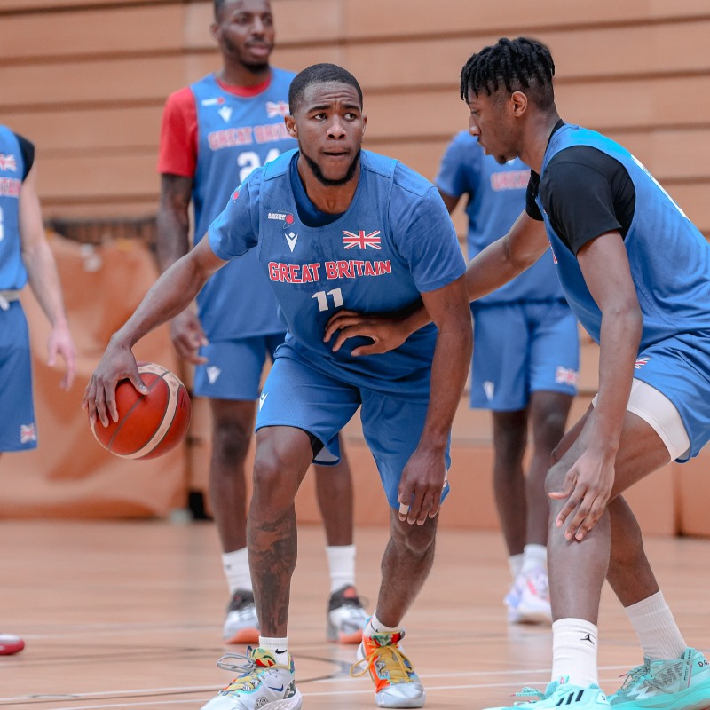 gbbasketball's tweet photo. 🤩 @Jay_baller is loving life with the Men’s team in Newcastle!

👆Swipe to hear more from Jelani and click to get tickets to support GB against Belgium at @vertuarena on Friday night!

#BritishBasketball