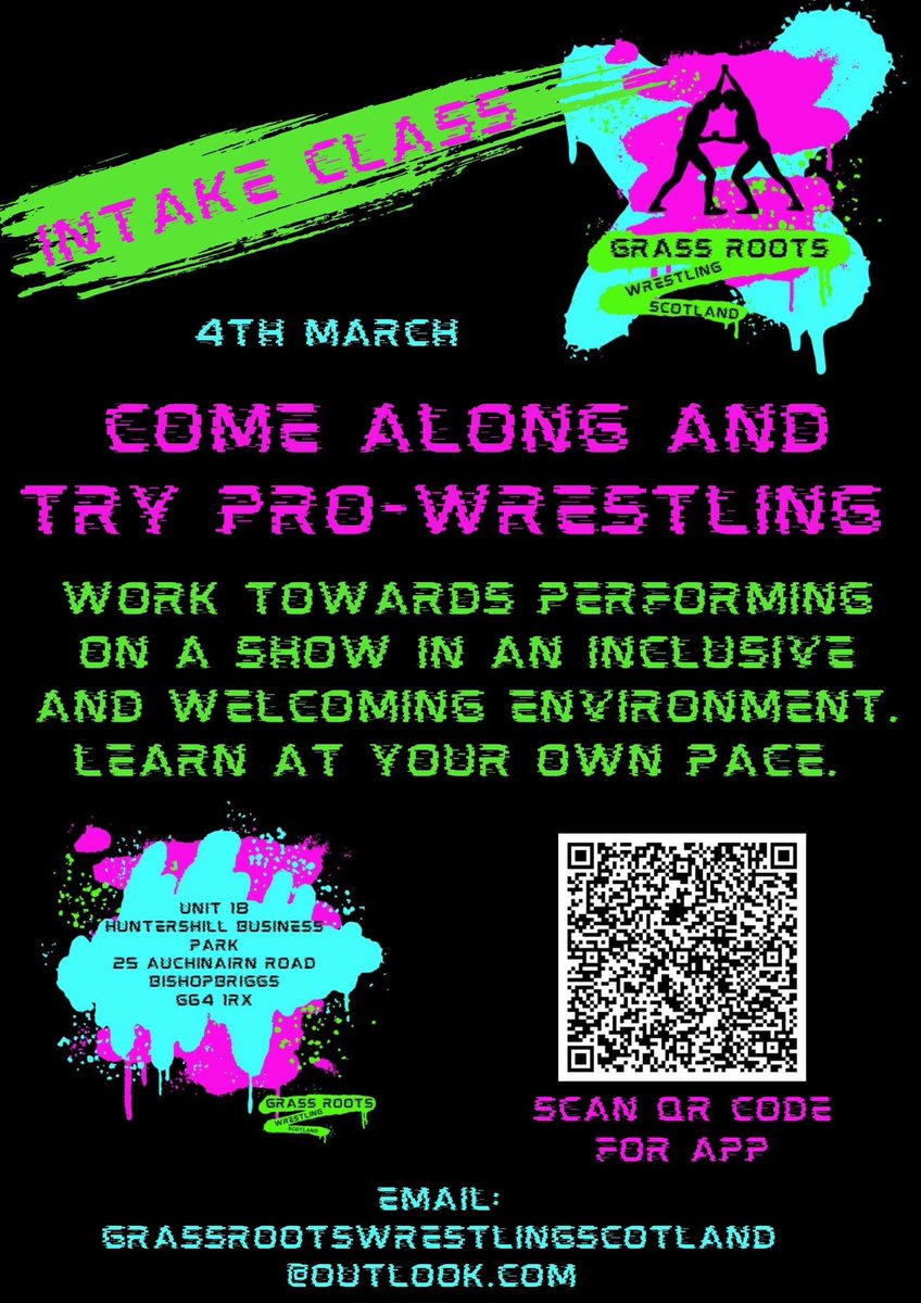 workingmc2021's tweet image. Every wanted to try professional wrestling.
Register for next intake class below 
👉🏻Saturday 4th march 
👉🏻 11am - 1pm 
👉🏻4 week block 
👉🏻£40
eu.jotform.com/app/2223337795…