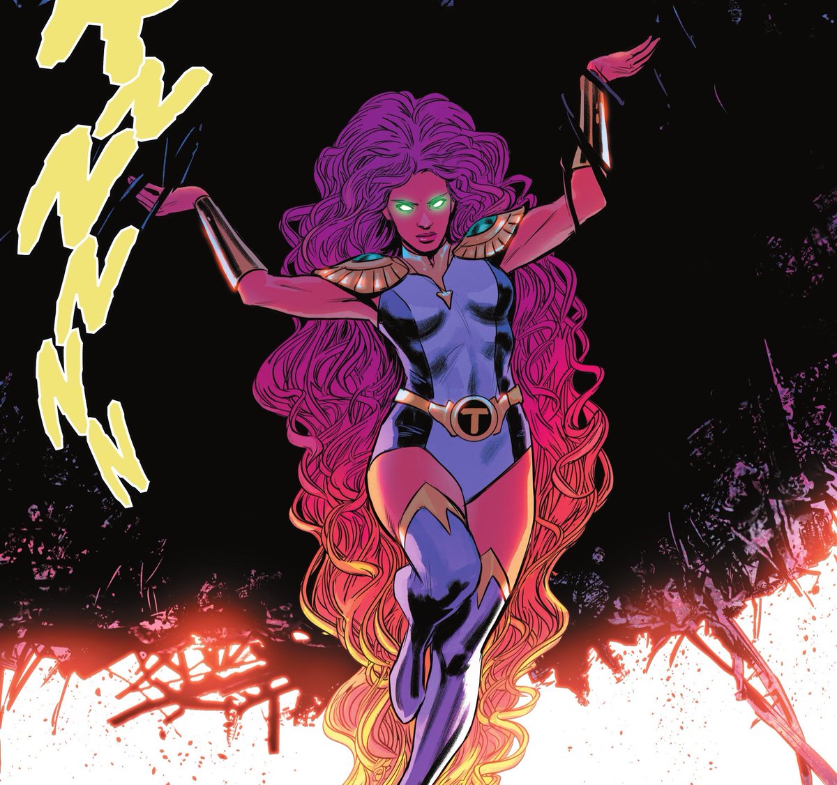 dailykory's tweet photo. ✰ Starfire in Nightwing (2016) #101 out today! https://t.co/V1dmMbWexA