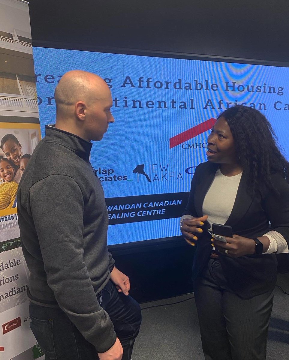 BradMBradford's tweet photo. To ensure we're meeting #housing needs of Torontonians, we need community to be part of the process. The African Canadian Affordable Housing Solutions Lab is using a cultural lens to plan housing for the future. TY to Kizito &amp; @RCHC_Centre for bringing us together this morning. https://t.co/ZzhbxA7L5D