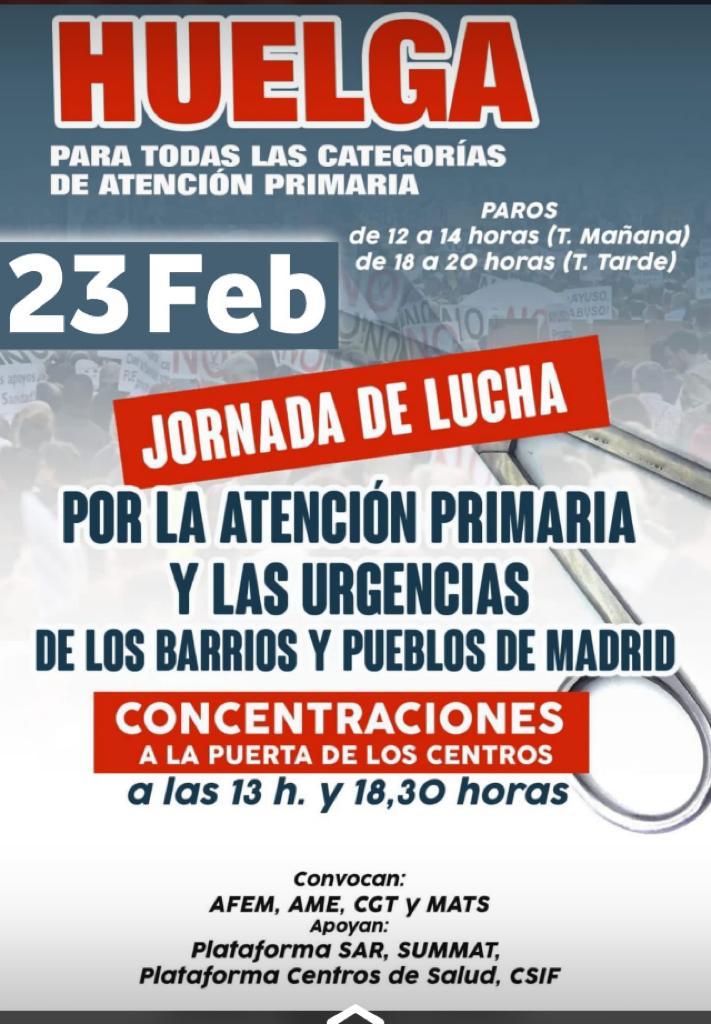 📢DIA 34 DE ENCIERRO SANITARIO
<a href="/IdiazAyuso/">Isabel Díaz Ayuso</a> <a href="/eruizescudero/">Enrique Ruiz Escudero</a> <a href="/ppmadrid/">PP Comunidad de Madrid</a> tienen miedo porque #EncierroMedicosManoteras
#HuelgaSanitarios ha crecido y
#Manoteras #Hortaleza #Madrid seguimos aplaudiendo en todos los #SUME
#SanidadPublica
#YoApoyoAPrimaria
#YoSoyManoter
¡Continuamos!💚💪🏽