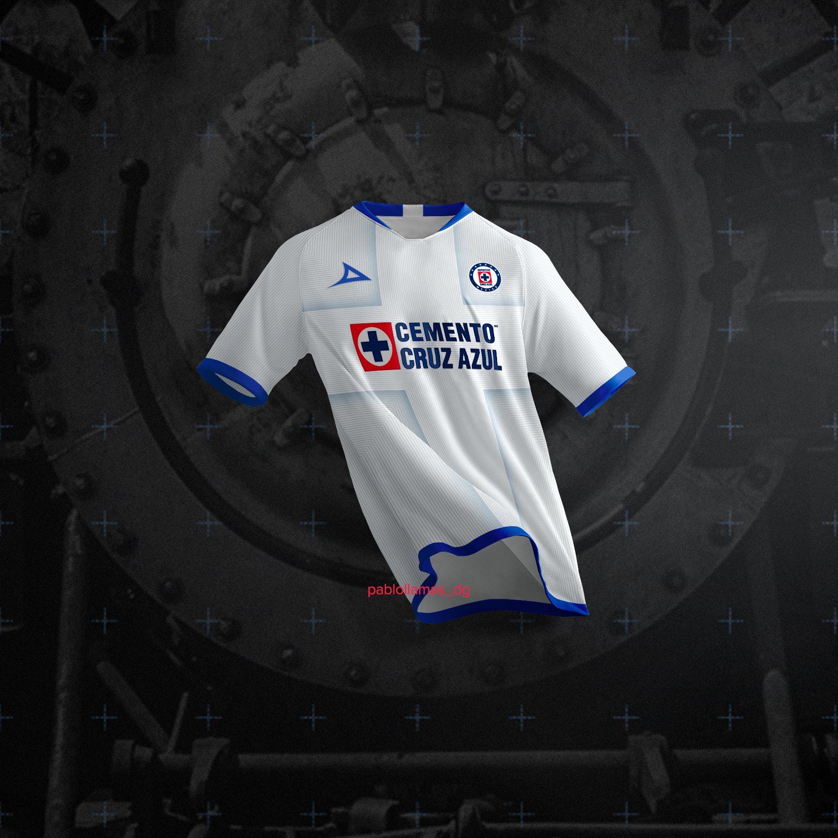 concepto de uniforme del cruz azul