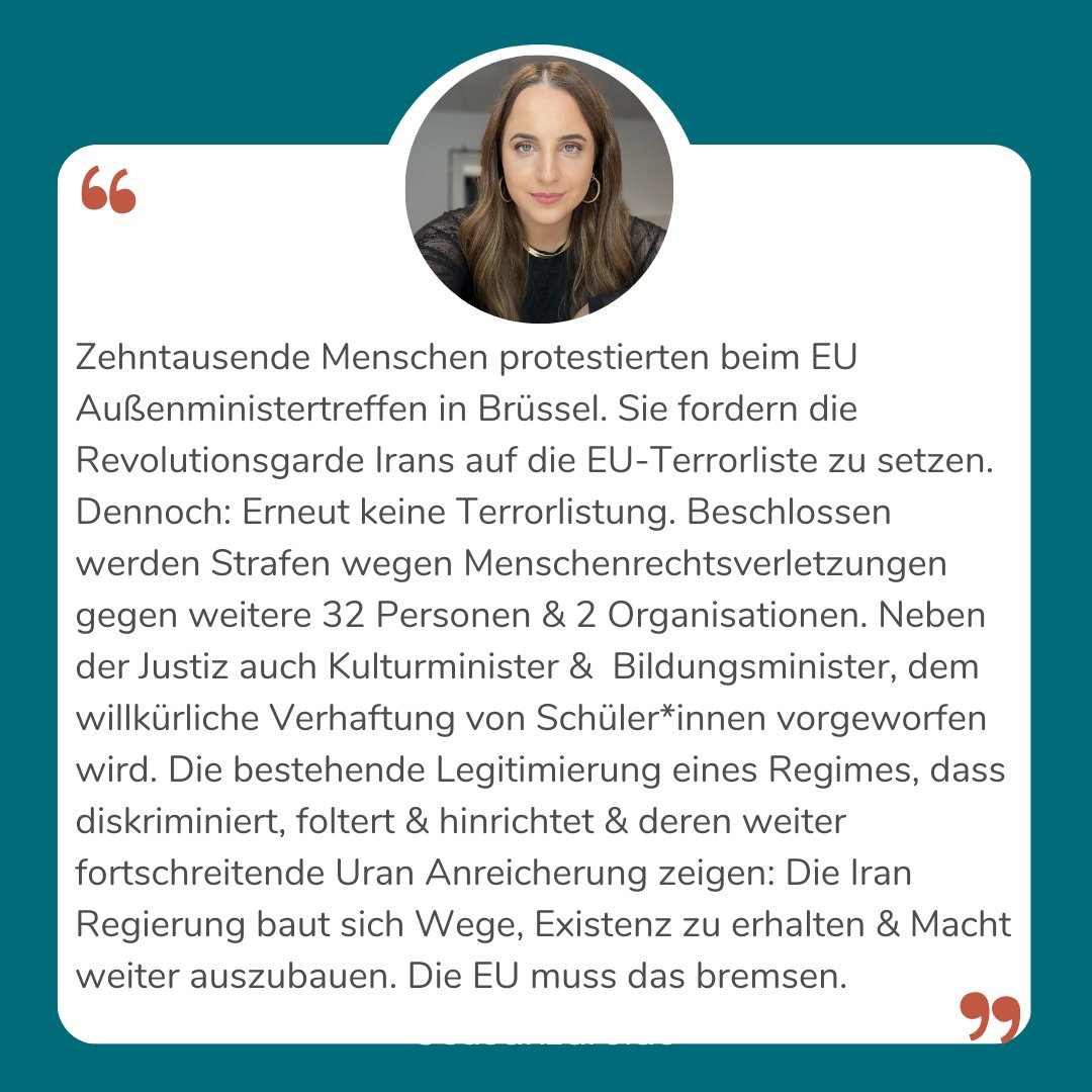 Tausende protestierten in Brüssel & fordern  #IRGCterrorists. Dennoch:keine Terrorlistung #Iran Revolutionsgarde. Die Legitimierung eines Regimes,dass foltert & deren fortschreitende Uran Anreicherung zeigen: Sie bauen Wege, Existenz zu erhalten, Macht auszubauen. EU muss bremsen