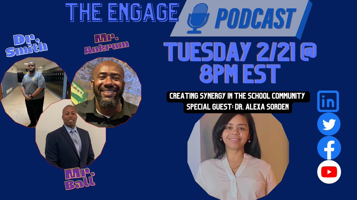 drvsmith's tweet photo. We are just hours away from @SordenEffect blessing us with her wisdom on the @ENGAGE_Podcast. Don’t miss this episode. #RealestEdMovement #FreePD https://t.co/hx94irFxeD