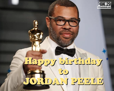 Happy Birthday to Academy Award winner, Jordan Peele! He turns 44 today!  