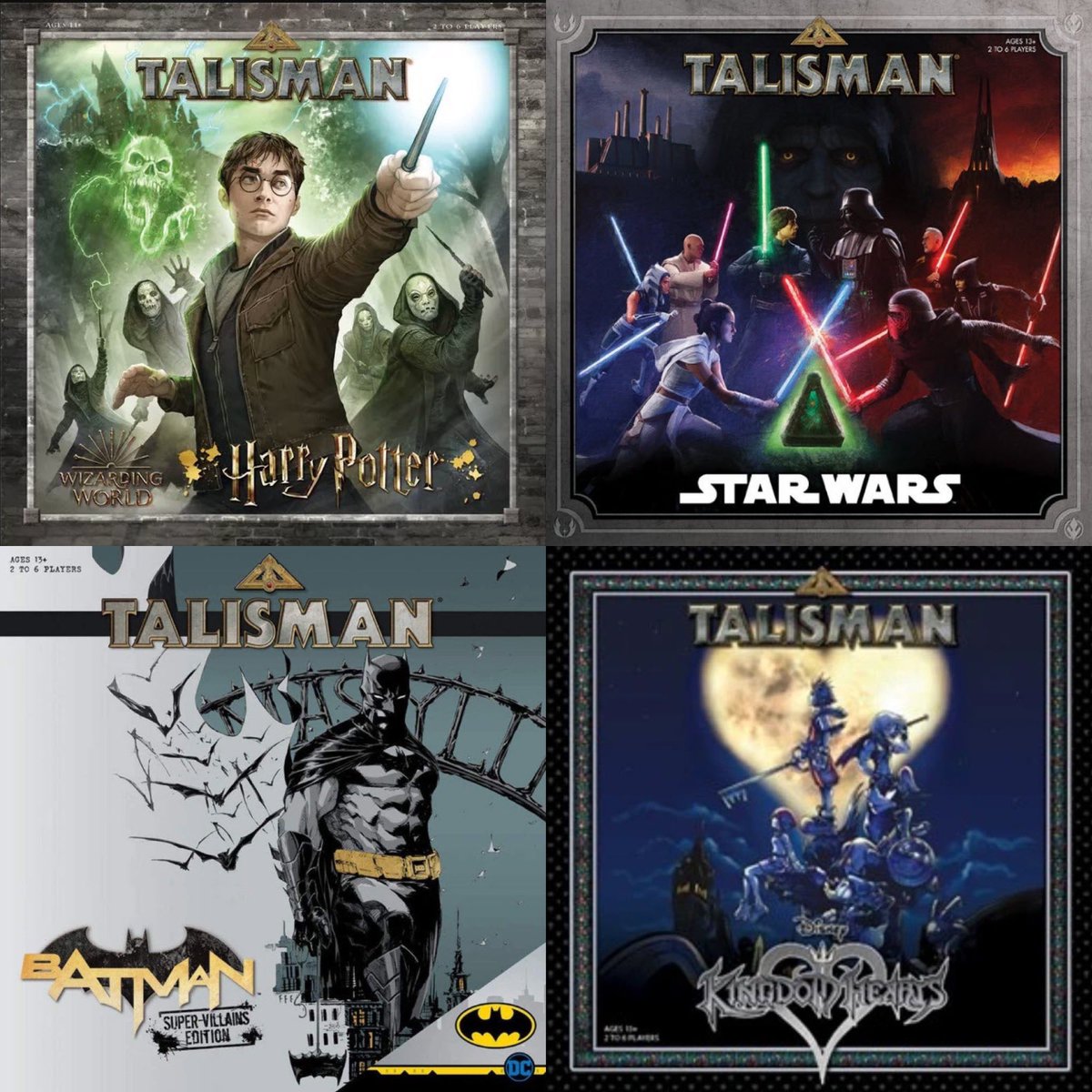 hampton_games's tweet photo. Our spring sale is full of new treats!! Talisman fans, the Harry Potter, Star Wars, Batman and Kingdom Hearts editions are reduced to just £39.90 whilst stocks last! Check our Spring Sale for some amazing games and puzzles:

https://t.co/rUTCRYsmTn #talismangame  #hhagames https://t.co/QaCuzk18iT
