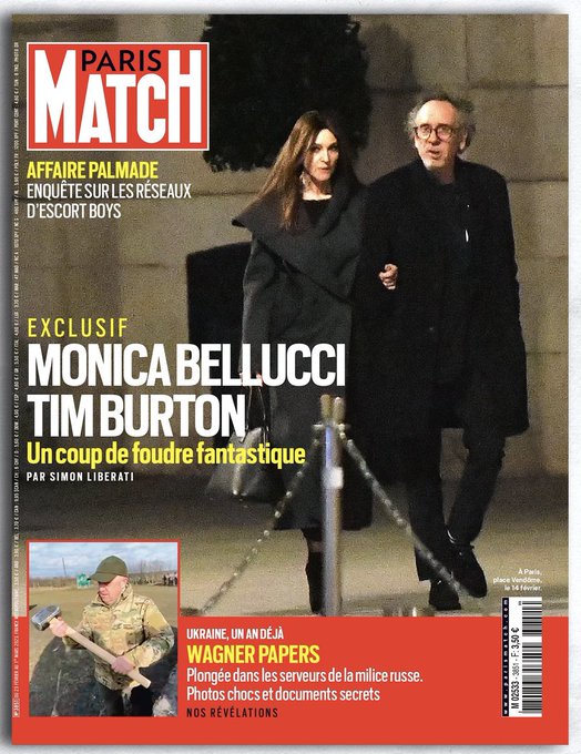 El romance entre Monica Bellucci y Tim Burton desata los memes