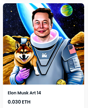 emusknft's tweet photo. Gm, frens  👋
🔥 Elon Musk and Shiba Inu Memes Collection 🔥
Elon Musk Art 14 ✅
0.03 ETH

Pls Follow, Like and Retweet 👇

#nft #blur #opensea #shibainu #elonmusk #meme #art #dogecoin #floki #musk #rarible #web3 #aptos #sui
https://t.co/4EmeIacc2r https://t.co/3mzS67EaNt
