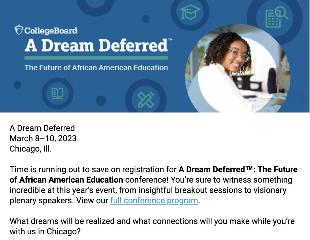BeaconCCO's tweet photo. LOL @CollegeBoard - maybe not the most trustworthy source when it comes to elevating Black voices in education right now #emchat #scchat https://t.co/MwKAE7APDR