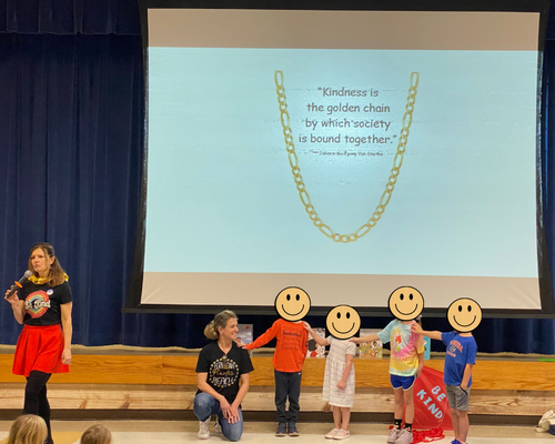 CardinalRulePrs's tweet photo. CRP author, Michelle Schaub @Schaubwrites , was honored to participate in the Amelia Island Book Festival February 17-18, 2023. As part of the Fest, Michelle visited a PreK-2nd grade school, where each student received a signed copy of her book #KindnessIsAKiteString https://t.co/rhnCy25t6X