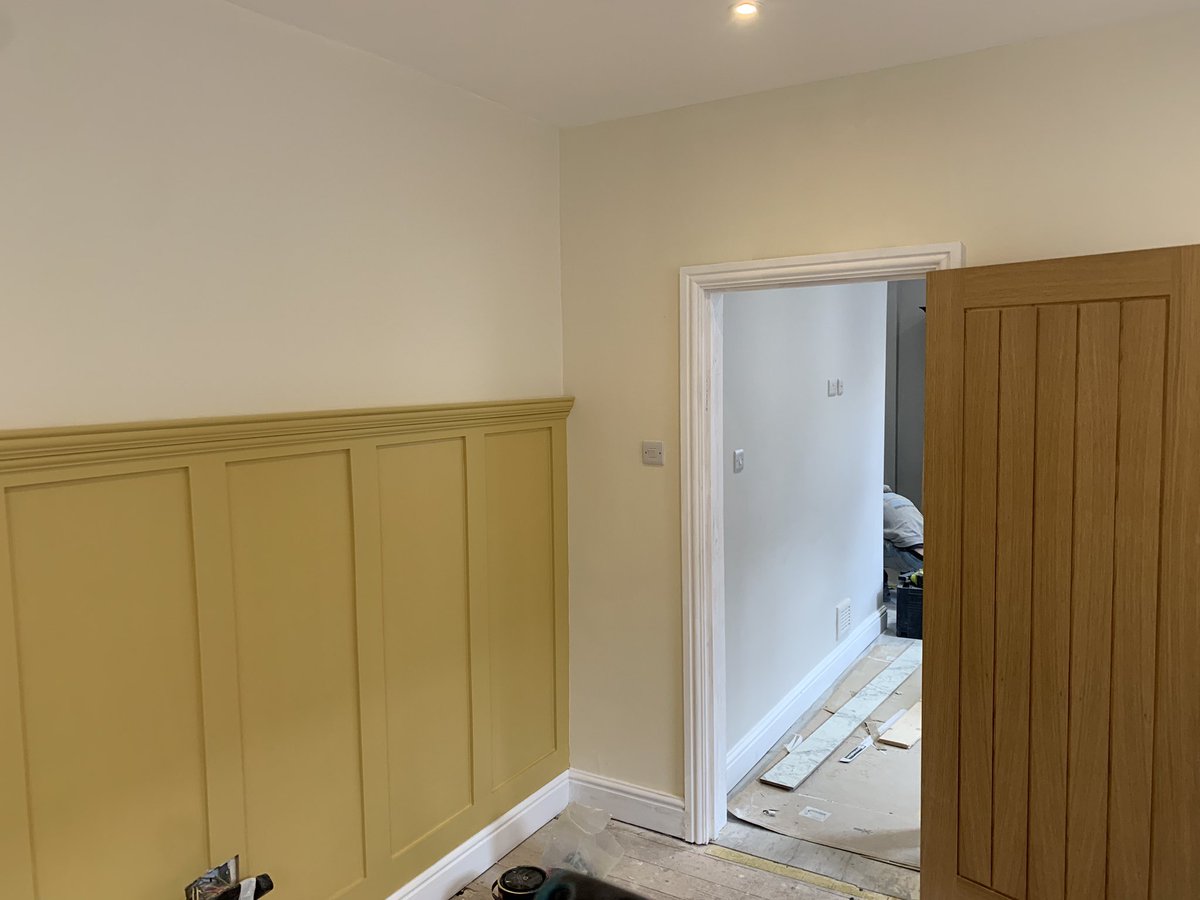 Sneak preview of wall panelling constructed by one of our Joiners  in one of our refurbishment projects in Chester.
#wallpanelling #hintonpayne #joiners #refurbishment #propertyinvestment #chester