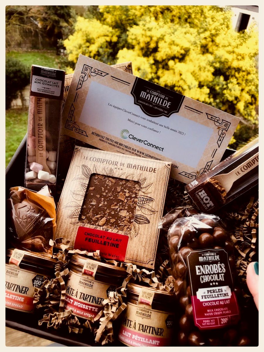 La team Précontact remercie <a href="/CleverConnect/">CleverConnect</a>  pour cette délicieuse surprise pour le moins chocolatée ! 💛💚