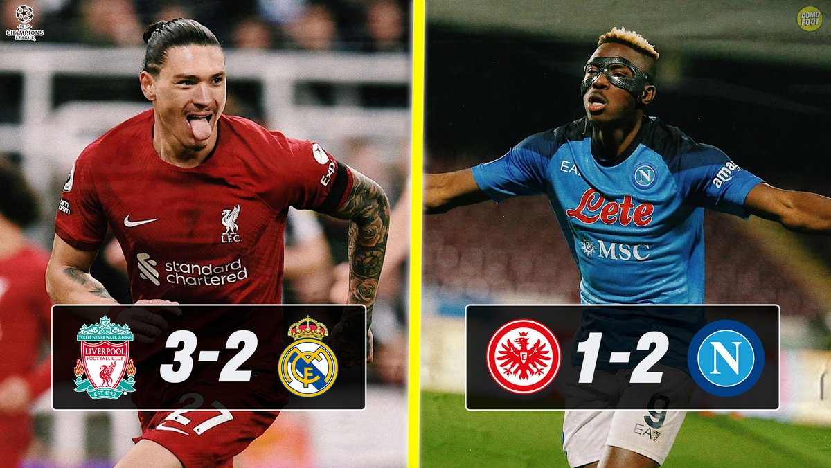 comofoot's tweet photo. Victoire de Liverpool et de Naples pour nous et vous ? https://t.co/MUtmb8OL73