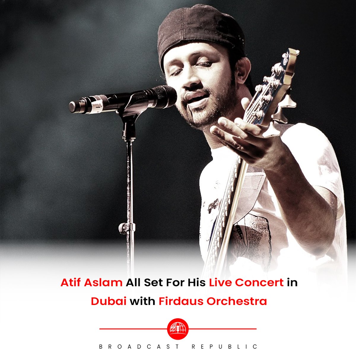 Pakistan's Atif Aslam joins the Firdaus Orchestra for a unique live performance in Dubai on March 4, 2023, at the Coca-Cola Arena. Don't miss this symphonic atmosphere of harmonious beauty! 🎶 🌟 

#BroadcastRepublic #AtifAslam #FirdausOrchestra #LiveInDubai #CocaColaArena #UAE