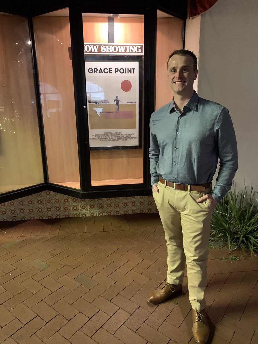 coreysfrost's tweet photo. Wrapped our 2nd screening of Grace Point Saturday at #SBIFF What an awesome experience to see a film I edited on the big screen. Learned so much as an #filmmaker thru this. I’m looking for more scripted opportunities! HMU if you know of any! Assisting as well! #PostChat #editor https://t.co/TymLryofts