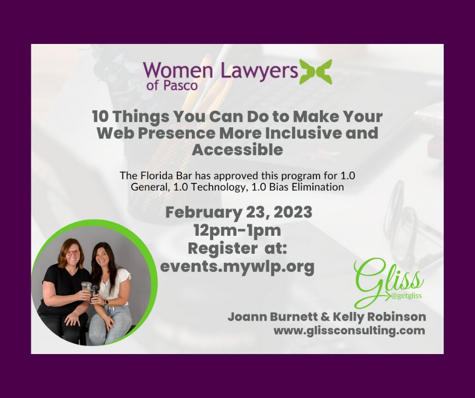 mywlp's tweet photo. Next week!  Register for our tech CLE at https://t.co/sY2R5EgWdo and join us at noon on February 23. https://t.co/WY5fWA2kwX