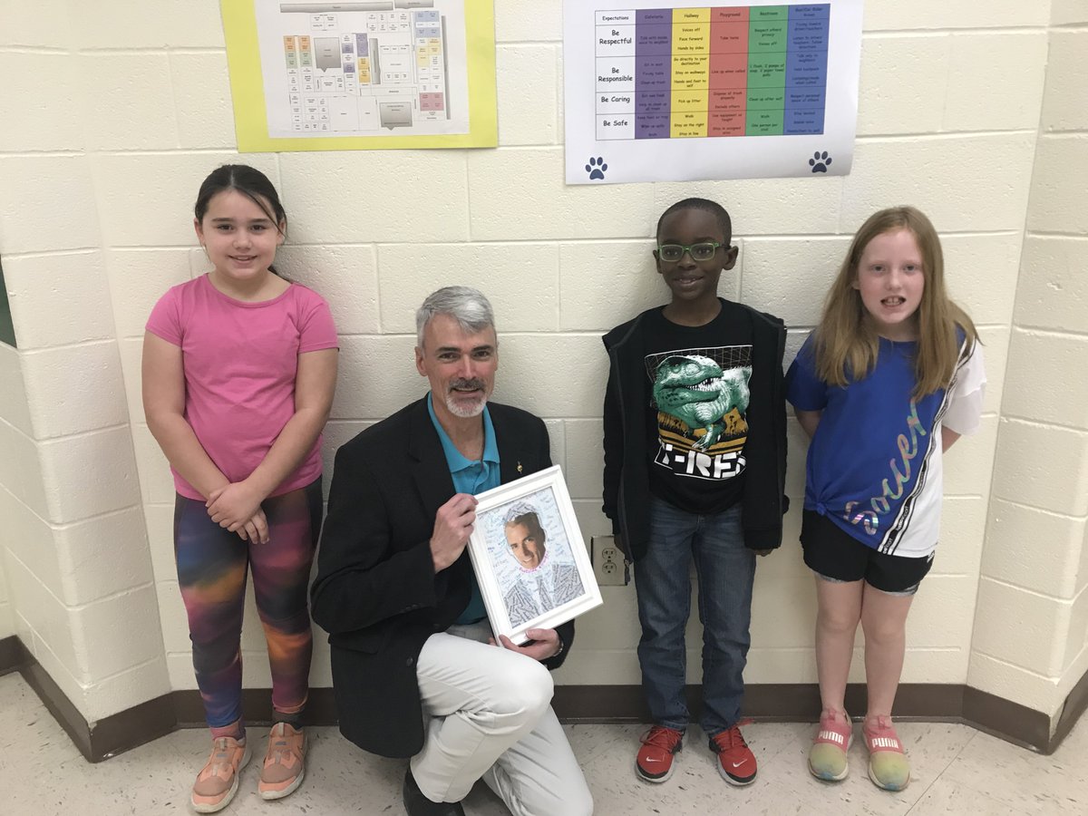 Thank you Mayor Pearman for coming and speaking to the second grade classes at Eastside!