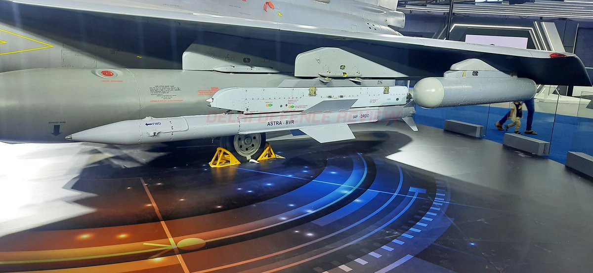DEFENCEWORLDBU1's tweet photo. DRDO today carried out successful testfiring of the Astra air-to-air missile system off Odisha. The missile fired from the Su-30MKI fighter jet can strike targets at beyond 100 Km range &amp; is going to equipped on the indigenous LCA Tejas Mark1A fighter aircraft https://t.co/vwAQUeE2kK