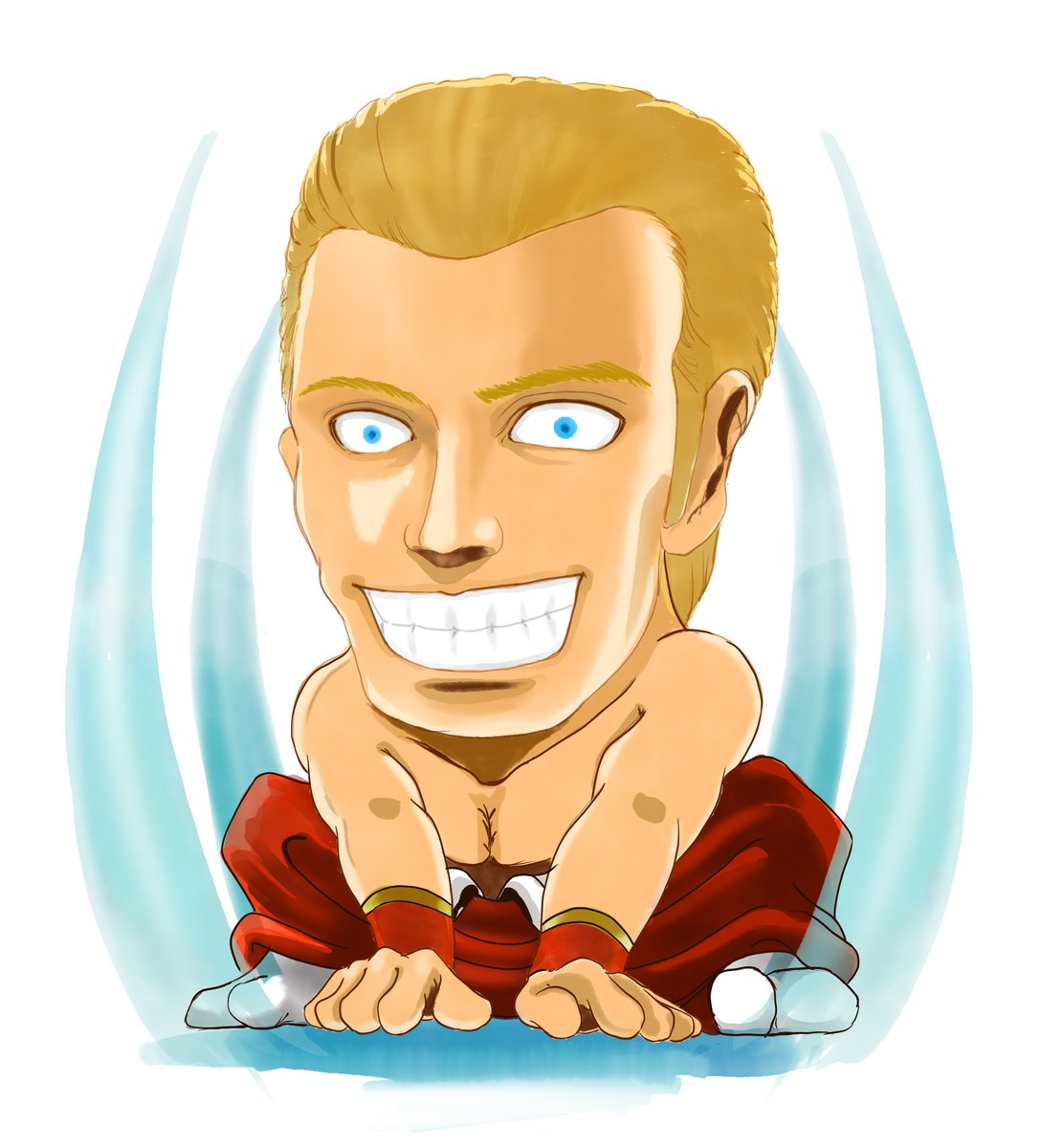 py_still's tweet photo. ipadで描いてみた
#餓狼伝説 https://t.co/sSvLtJFnID