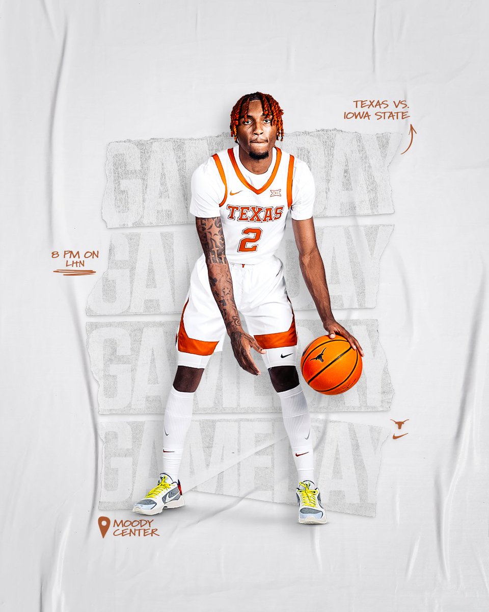 TexasMBB's tweet photo. y'all ready to get loud? It's GAMEDAY!🤘 https://t.co/AQlPTMnqrA