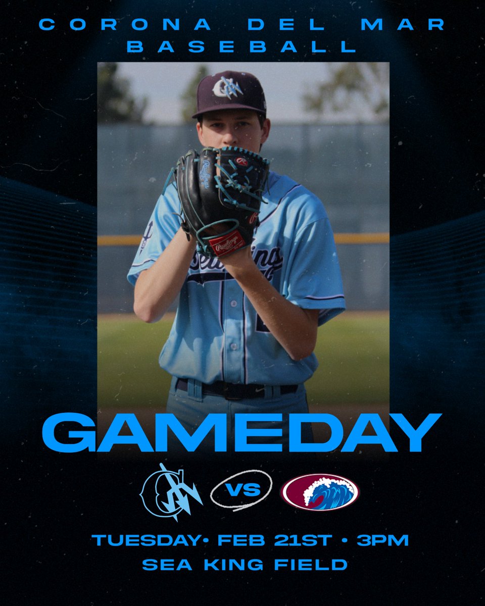 GAMEDAY- CDM v Laguna Beach at Sea King Field. First pitch is at 3:00. #GoKings #HaveFun #Compete #LeadByExample