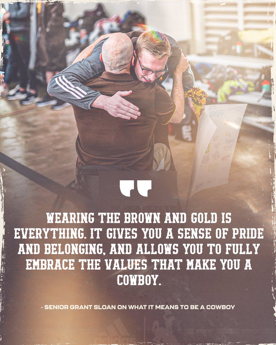 wyo_swimdive's tweet photo. For the 🟤 and 🟡

One last championship meet for our Cowboy seniors this week! 🤠🏊‍♂️ https://t.co/HZhF4wBxl9