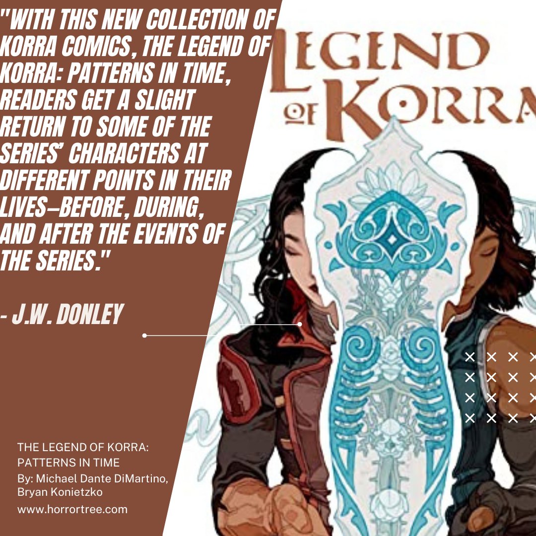 Read J.W. Donley's ( @jwdonley ) #BookReview of 'The Legend of Korra: Patterns in Time' today!
horrortree.com/epeolatry-book…
#AmReading #AmWriting #WritersLife #bookworm #IndieWriter #IndieAuthors #horror #Book #Books